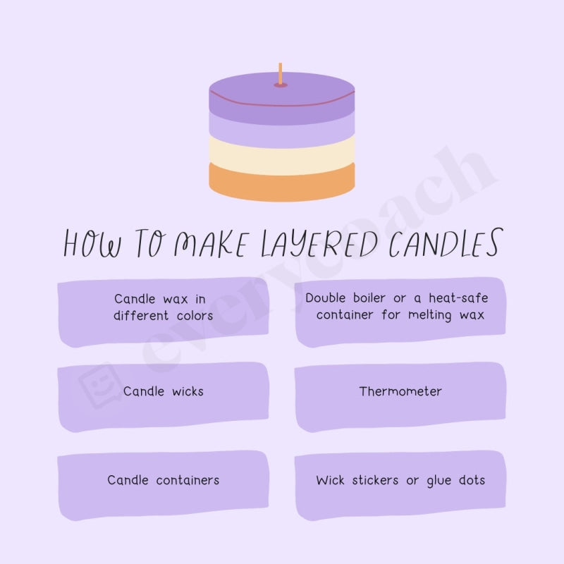 How To Make Layered Candles Instagram Post Canva Template