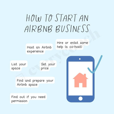 How To Start An Airbnb Business Instagram Post Canva Template