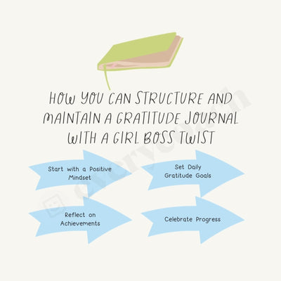 How You Can Structure And Maintain A Gratitude Journal With Girl Boss Twist Instagram Post Canva