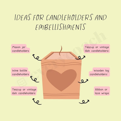 Ideas For Candleholders And Embellishments Instagram Post Canva Template