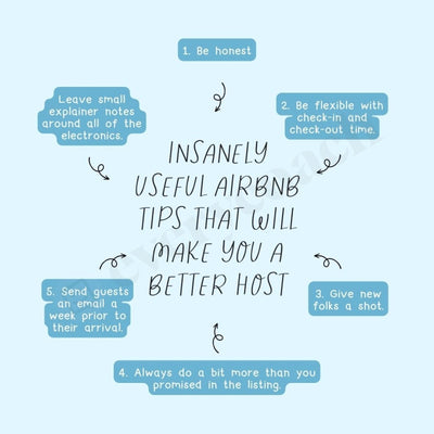 Insanely Useful Airbnb Tips That Will Make You A Better Host Instagram Post Canva Template