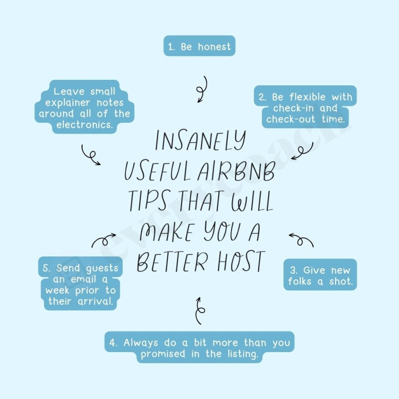 Insanely Useful Airbnb Tips That Will Make You A Better Host Instagram Post Canva Template