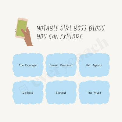 Notable Girl Boss Blogs You Can Explore Instagram Post Canva Template