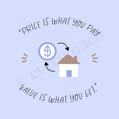 Price Is What You Pay Valve Is Get Instagram Post Canva Template