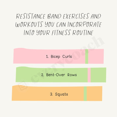 Resistance Band Exercises And Workouts You Can Incorporate Into Your Fitness Routine Instagram Post