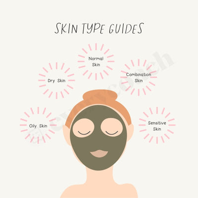 Skin Type Guides Instagram Post Canva Template