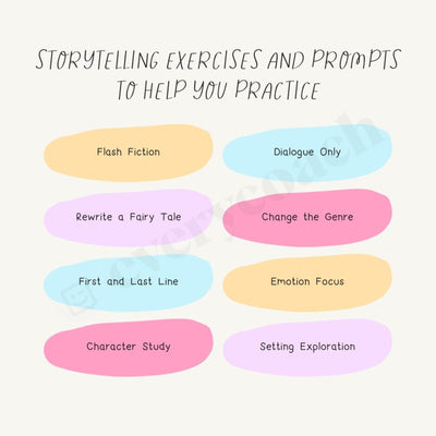 Storytelling Exercises And Prompts To Help You Practice Instagram Post Canva Template