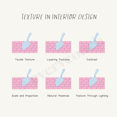 Texture In Interior Design Instagram Post Canva Template