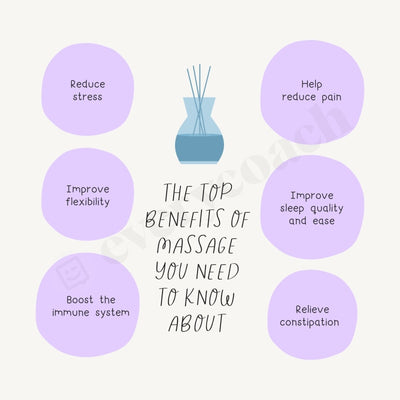 The Top Benefits Of Massage You Need To Know About Instagram Post Canva Template