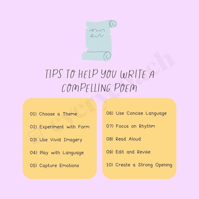 Tips To Help You Write A Compelling Poem Instagram Post Canva Template
