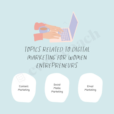 Topics Related To Digital Marketing For Women Entrepreneurs Instagram Post Canva Template