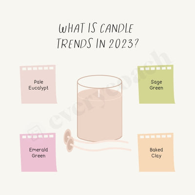 What Is Candle Trends In 2023 Instagram Post Canva Template