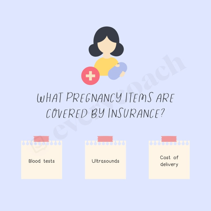 What Pregnancy Items Are Covered By Insurance Instagram Post Canva Template