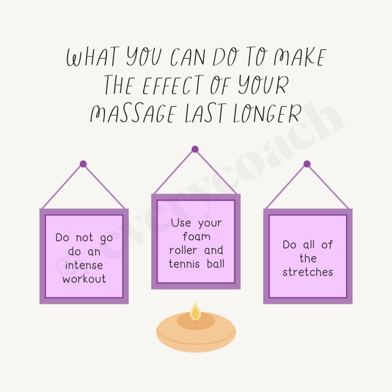 What You Can Do To Make The Effect Of Your Massage Last Longer Instagram Post Canva Template