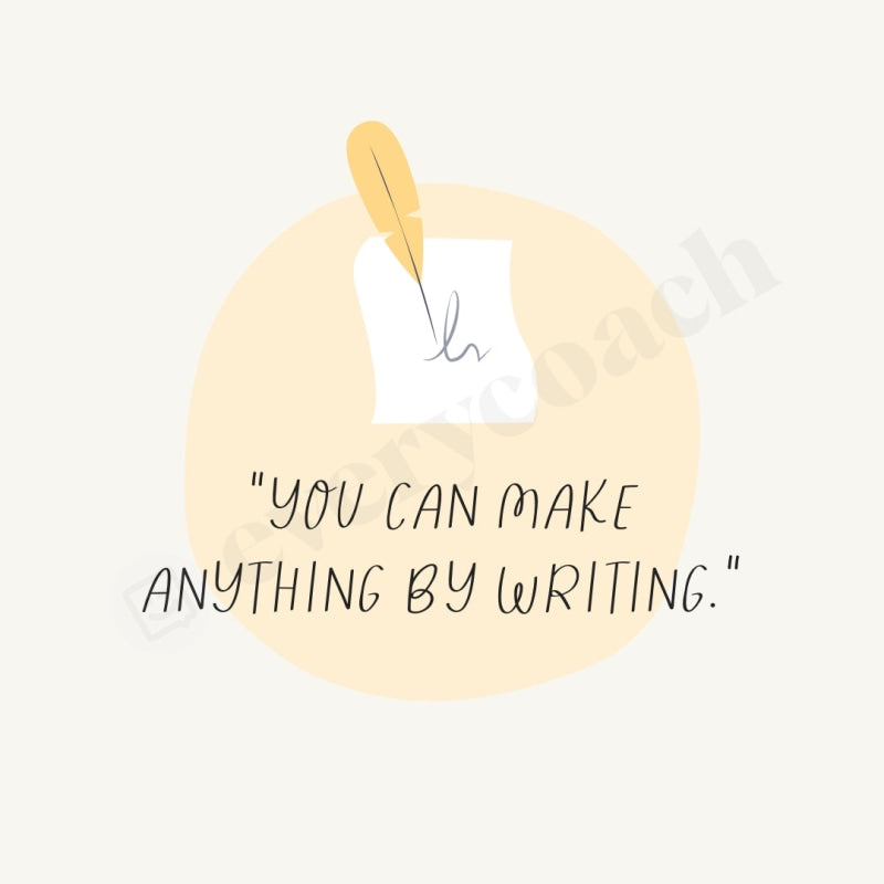 You Can Make Anything By Writing Instagram Post Canva Template