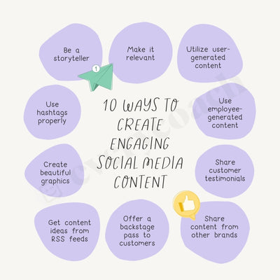 10 Ways To Create Engaging Social Media Content Instagram Post Canva Template