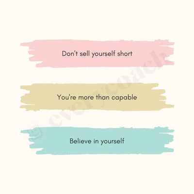 3 Self Love Points Instagram Post Canva Template