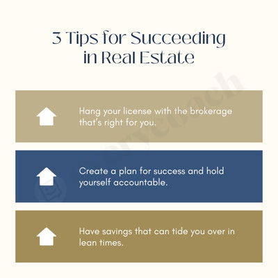 3 Tips For Succeeding In Real Estate Instagram Post Canva Template