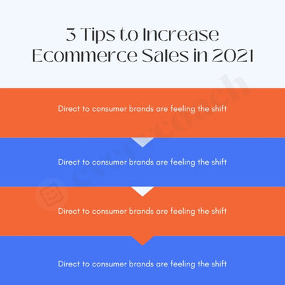 3 Tips To Increase Ecommerce Sales In 2021 Instagram Post Canva Template