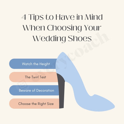 4 Tips To Have In Mind When Choosing Your Wedding Shoes Instagram Post Canva Template