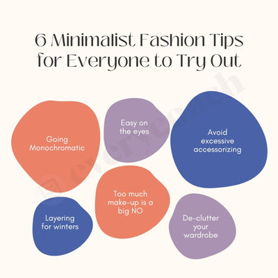 6 Minimalist Fashion Tips For Everyone To Try Out Instagram Post Canva Template
