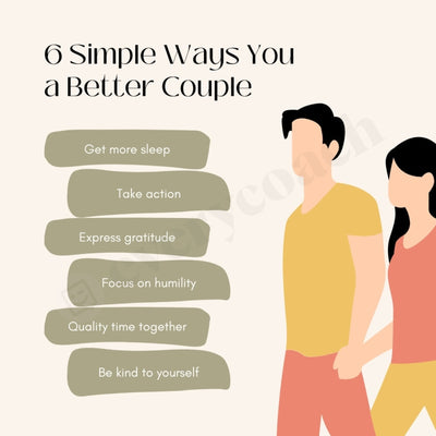 6 Simple Ways You A Better Couple Instagram Post Canva Template