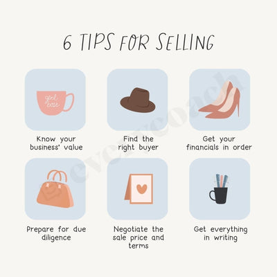 6 Tips For Selling Instagram Post Canva Template