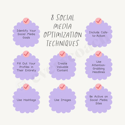 8 Social Media Optimization Techniques Instagram Post Canva Template