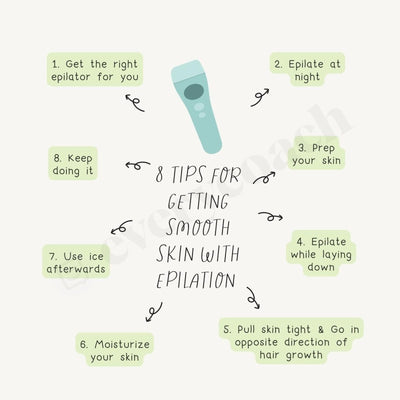 8 Tips For Getting Smooth Skin With Epilation Instagram Post Canva Template
