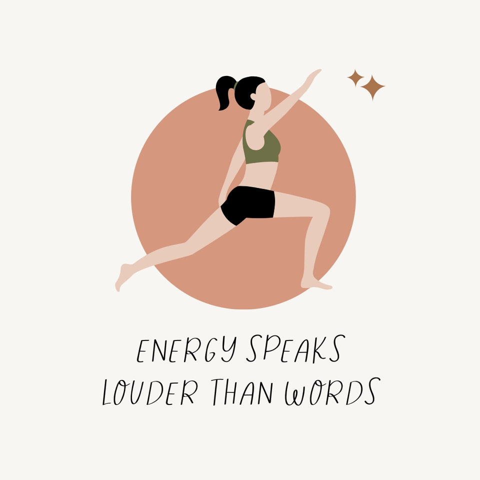 Energy Speaks Louder Than Words Instagram Post Canva Template