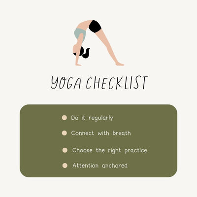 Yoga Checklist Instagram Post Canva Template
