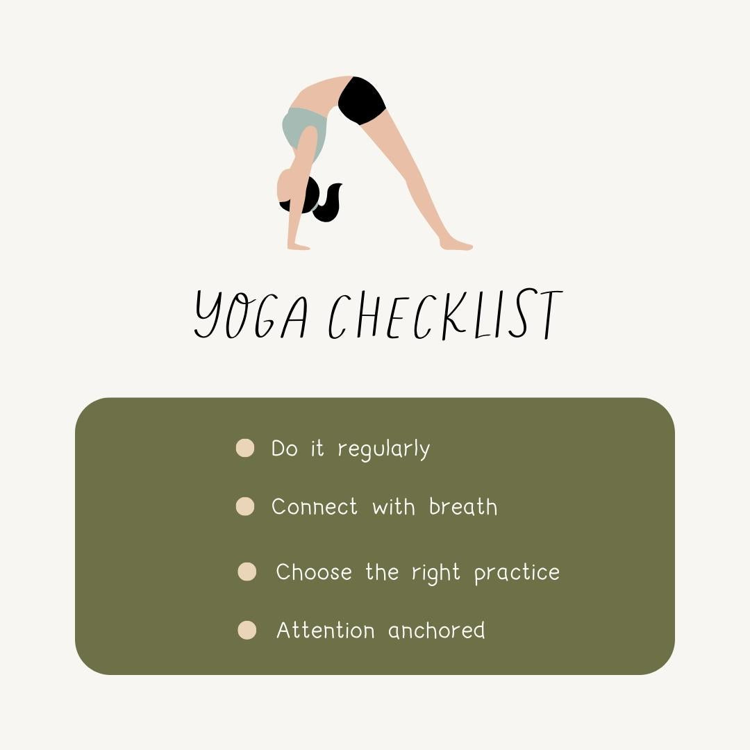 Yoga Checklist Instagram Post Canva Template – everycoach