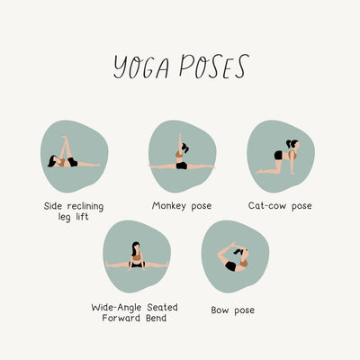 Yoga Poses Instagram Post Canva Template