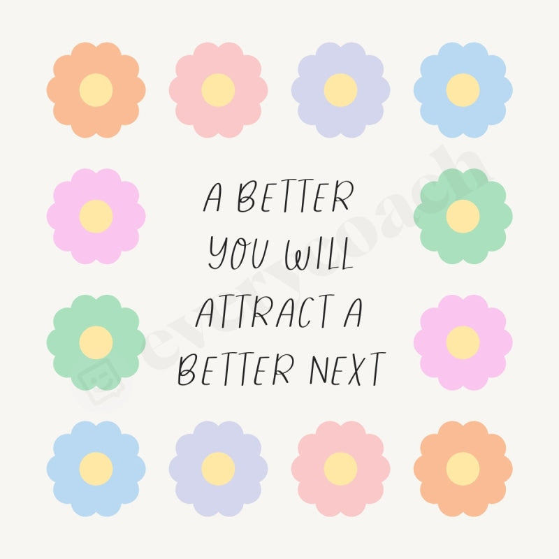 Inspirational Quote S02222308 Instagram Post Canva Template