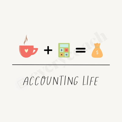 Accounting Life Instagram Post Canva Template