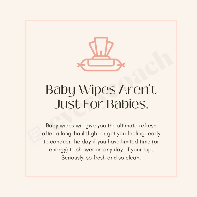 Baby Wipes Arent Just For Babies Instagram Post Canva Template