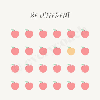 Be Different Instagram Post Canva Template