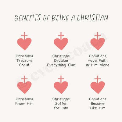 Benefits Of Being A Christian Instagram Post Canva Template