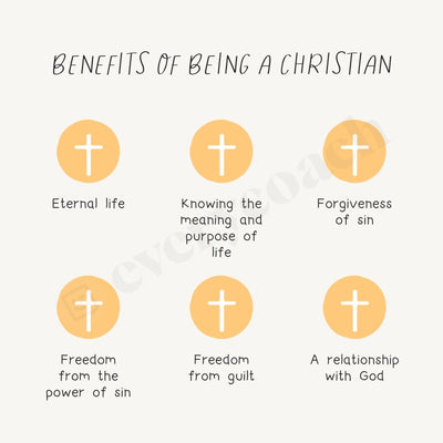 Benefits Of Being A Christian S03272302 Instagram Post Canva Template
