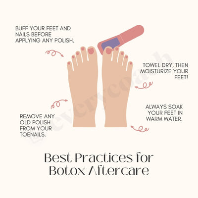 Best Practices For Botox Aftercare S01302302 Instagram Post Canva Template