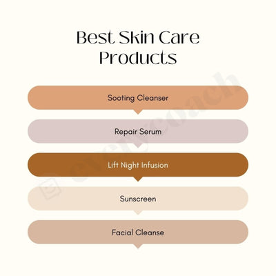 Best Skin Care Products Instagram Post Canva Template