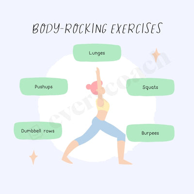 Body-Rocking Exercises Instagram Post Canva Template