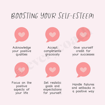 Boosting Your Self-Esteem Instagram Post Canva Template