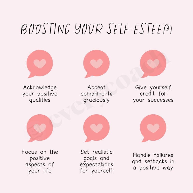 Boosting Your Self-Esteem Instagram Post Canva Template