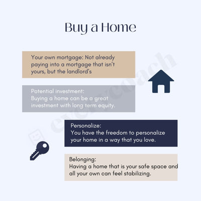 Buy A Home Instagram Post Canva Template