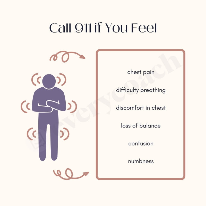 Call 911 If You Feel Instagram Post Canva Template