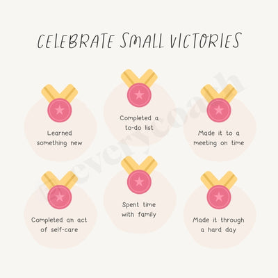 Celebrate Small Victories Instagram Post Canva Template
