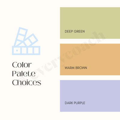 Color Palete Choices Instagram Post Canva Template