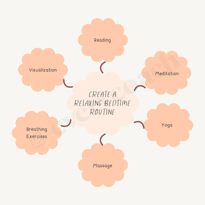 Create A Relaxing Bedtime Routine Instagram Post Canva Template