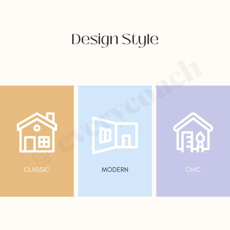 Design Style Instagram Post Canva Template